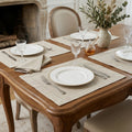 Natural Linen Blend Placemat Set